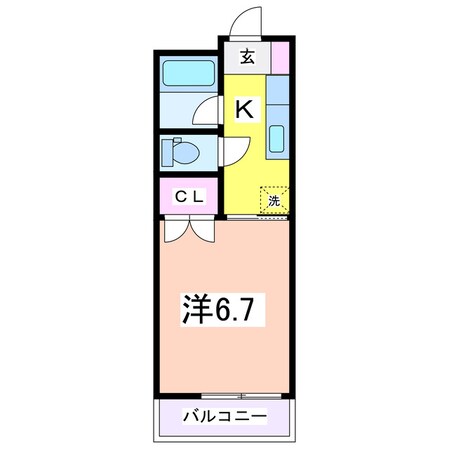 エステート旭町の物件間取画像